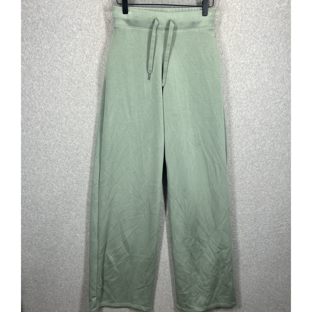 American Tall Wide Leg Sweatpants Womens S Extra Tall Sage Green High Rise EUC